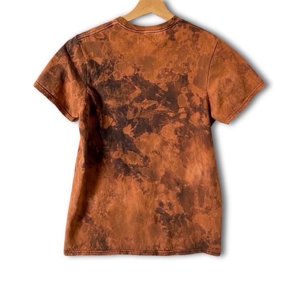 Custom Bleached Men's AC/DC T-Shirt - Picture 3 of 5